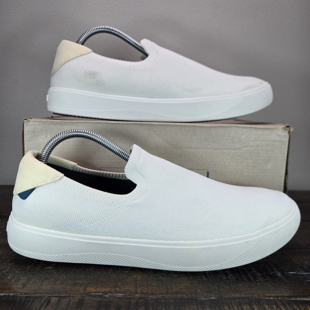 Vessi Boardwalk Slip On Womens Size 11 Waterproof Shoes Sneakers Sail White